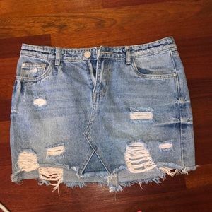 Medium jean skirt